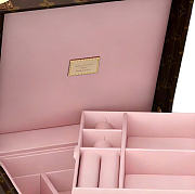 Kitlife Louis Vuitton Coffret Joaillerie Trunk Brown & Pink M10171 24x12.5x24c - 5