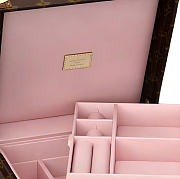 Kitlife Louis Vuitton Coffret Joaillerie Trunk Brown & Pink M10171 24x12.5x24c - 4