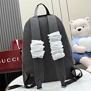 Kitlife Gucci Positano Large Backpack Black Canvas 875226 34x45x17cm  - 3