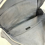 Kitlife Gucci Positano Large Backpack Black Canvas 875226 34x45x17cm  - 5