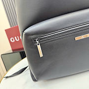 Kitlife Gucci Tag Large Backpack Black Leather 875226 34x45x17cm - 3