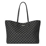 Kitlife Gucci Tribeca Large Tote Bag Dark Black GG Denim 874745 38x29.5x13cm  - 1