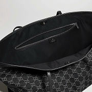 Kitlife Gucci Tribeca Large Tote Bag Dark Black GG Denim 874745 38x29.5x13cm  - 5