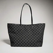 Kitlife Gucci Tribeca Large Tote Bag Dark Black GG Denim 874745 38x29.5x13cm  - 4