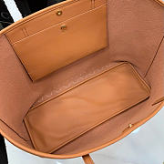 Kitlife Gucci Tribeca Large Tote Bag Brown Perforated GG Soft Leather 874745 38x29.5x13cm - 4