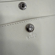 Kitlife Gucci Tribeca Large Tote Bag White Perforated GG Soft Leather 874745 38x29.5x13cm  - 2