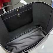 Kitlife Gucci Tribeca Large Tote Bag Black Perforated GG Soft Leather 874745 38x29.5x13cm - 3