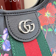 Kitlife Gucci Giglio Small Floral Tote Bag Black ‎860845 25x20x15cm  - 4