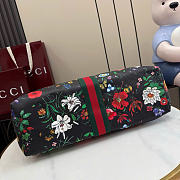 Kitlife Gucci Giglio Large Floral Tote Bag Black ‎853971 60x47x16cm  - 6