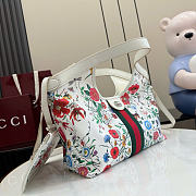 Kitlife Gucci Giglio Small Floral Tote Bag White ‎860845 25x20x15cm  - 2