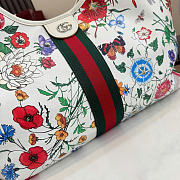 Kitlife Gucci Giglio Large Floral Tote Bag White 853971 60x47x16cm  - 4