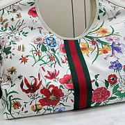 Kitlife Gucci Giglio Large Floral Tote Bag White 853971 60x47x16cm  - 3