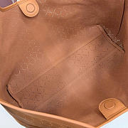 Kitlife Gucci Giglio Large Tote Bag Brown Soft Perforated GG Leather ‎853971 60x47x16cm  - 2