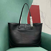 Kitlife Gucci Jackie Medium Tote Bag Black Leather ‎867015 45x28x12cm - 5