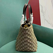 Kitlife Gucci GG Marmont Medium Tote Bag Beige 855279 30x23x18cm - 6
