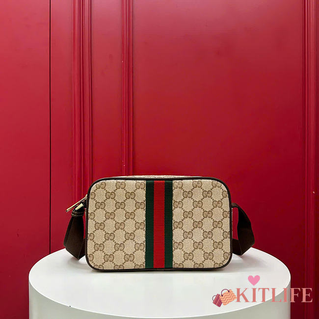 Kitlife Gucci GG Mini Bag With Web 876391 21.5x14x5cm  - 1