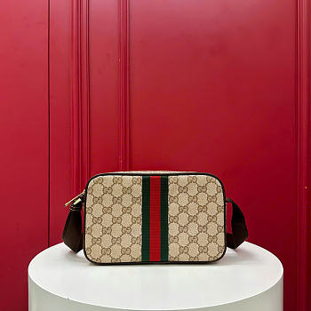 Kitlife Gucci GG Mini Bag With Web 876391 21.5x14x5cm 