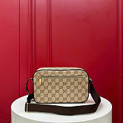 Kitlife Gucci GG Mini Bag With Web 876391 21.5x14x5cm  - 2