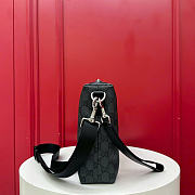 Kitlife Gucci Medium GG Crossbody Bag Black With Web A002KX 33x20x6cm - 2
