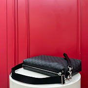 Kitlife Gucci Medium GG Crossbody Bag Black With Web A002KX 33x20x6cm - 4