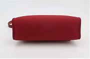 Kitlife Hermes Herbag Red & Burgundy Bag 31x25x10cm - 6
