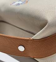 Kitlife Hermes Canvas Large Bride-A-Brac Cabriole Case Biscuit Beige & Brown 20x25cm - 3