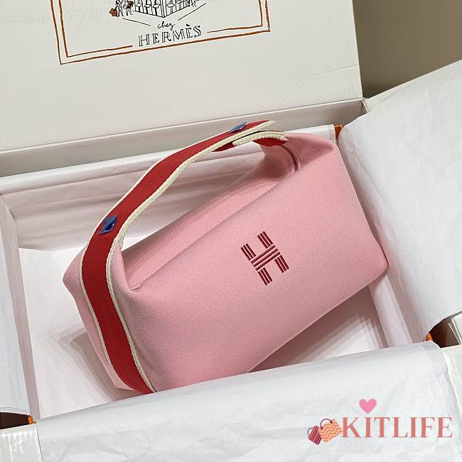 Kitlife Hermes Bride-a-Brac Case Pink 20x25cm - 1