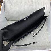 Kitlife Hermes Kelly Cut Clutch Black 31cm - 5