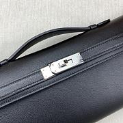Kitlife Hermes Kelly Cut Clutch Black 31cm - 3