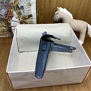 Kitlife Hermes Kelly Cut Clutch Blue 31cm - 6