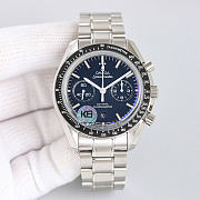 Kitlife Omega Speedmaster Moonwatch Watch Dark Blue 44mm - 5