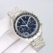 Kitlife Omega Speedmaster Moonwatch Watch Dark Blue 44mm - 4