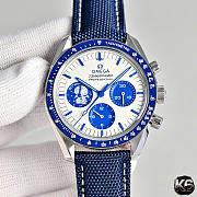 Kitlife Omega Speedmaster Silver Snoopy Award Watch 42mm - 1