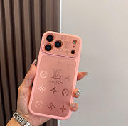 Kitlife Louis Vuitton Frosted Texture Full Coverage Phone Case Pink - 6