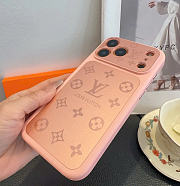 Kitlife Louis Vuitton Frosted Texture Full Coverage Phone Case Pink - 4