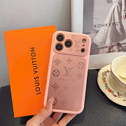 Kitlife Louis Vuitton Frosted Texture Full Coverage Phone Case Pink - 3