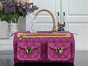 Kitlife Louis Vuitton Vintage Speedy Bag Pink Denim M95019 30x17x15cm - 1