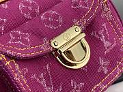 Kitlife Louis Vuitton Vintage Speedy Bag Pink Denim M95019 30x17x15cm - 2
