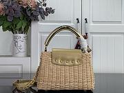 Kitlife Louis Vuitton Capucines Mini Handbag Natural M28544 14x21x8cm - 4