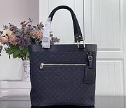 Kitlife Louis Vuitton Lucille Large Tote Bag Black 30×29×9cm - 1