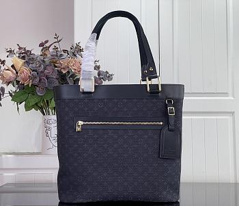 Kitlife Louis Vuitton Lucille Large Tote Bag Black 30×29×9cm