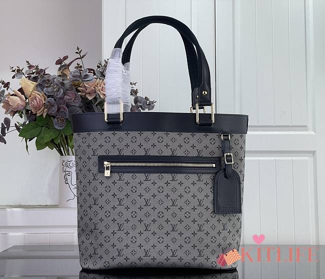 Kitlife Louis Vuitton Lucille Large Tote Bag Gray 30×29×9cm - 1