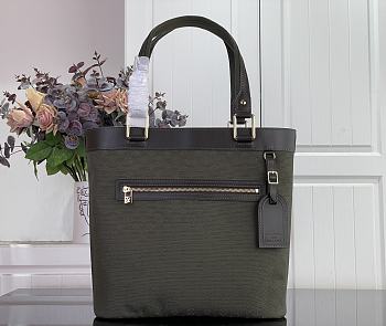 Kitlife Louis Vuitton Lucille Large Tote Bag Green Khaki 30×29×9cm