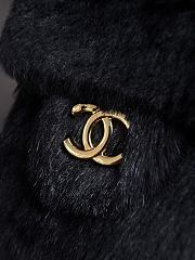 Kitlife Chanel 25C Drawstring Mini Handbag Black Sheepskin AS5631 20x22x12.5cm - 3