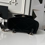 Kitlife Chanel Coco Neige Backpack Bag Black AS5679 25×25×10cm - 5