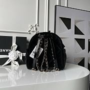 Kitlife Chanel Coco Neige Backpack Bag Black AS5679 25×25×10cm - 3