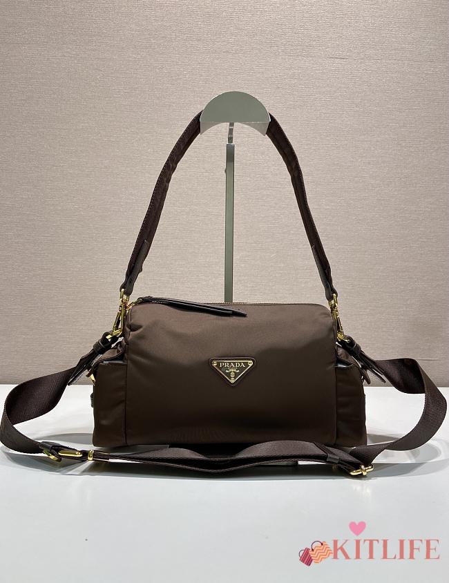 Kitlife Prada Explore Bag Dark Brown 25x12.5x9.5cm - 1