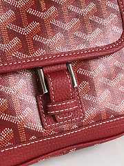 Kitlife Goyard Goyardine Grand Bleu Bag Red 16x14x6cm  - 4