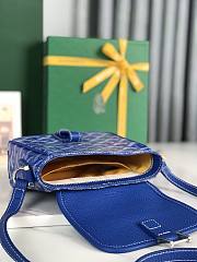 Kitlife Goyard Goyardine Grand Bleu Bag Blue 16x14x6cm  - 2