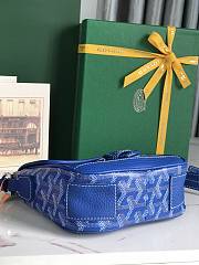 Kitlife Goyard Goyardine Grand Bleu Bag Blue 16x14x6cm  - 5